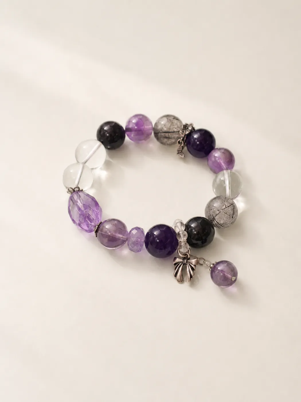 Crimson Grove Zodiac Charm Bracelet, alternate view, showing its distinctive color story