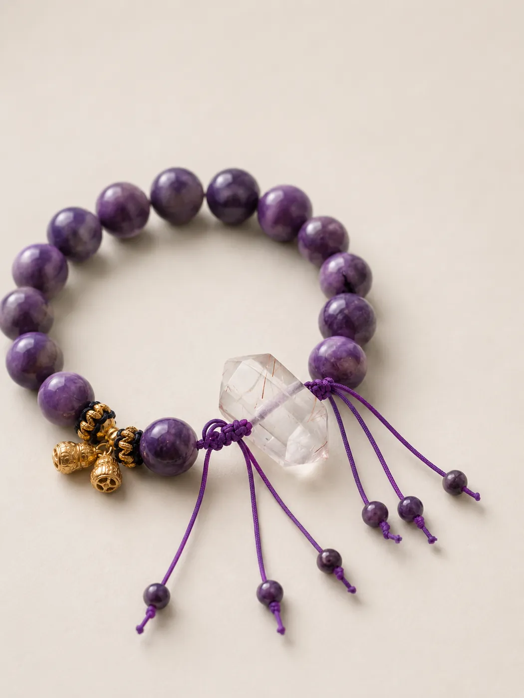 Lumoola Signature Bracelet Trio, color and texture detail, showing its distinctive color story