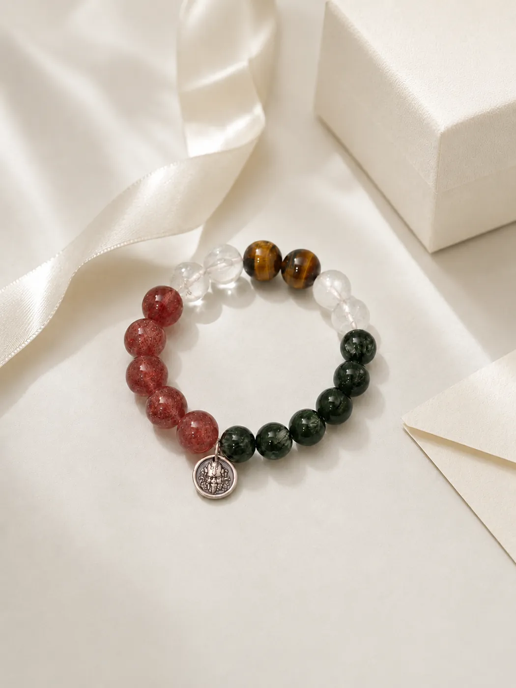 Lumoola Signature Bracelet Trio, gift presentation, showing its distinctive color story