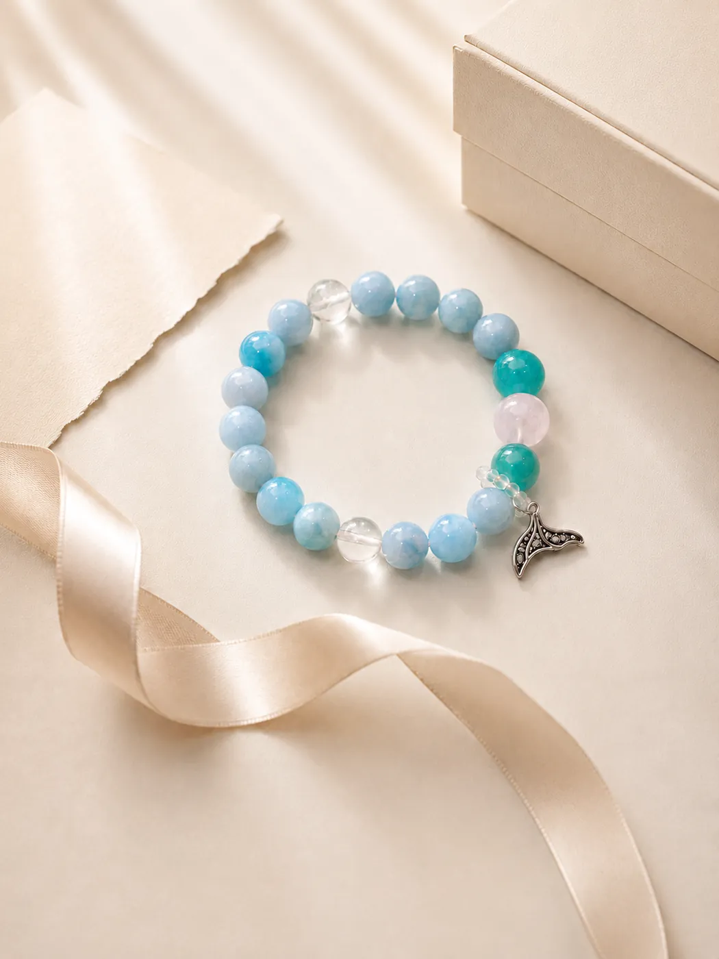 Lumoola Signature Bracelet Trio, gift presentation, showing its distinctive color story