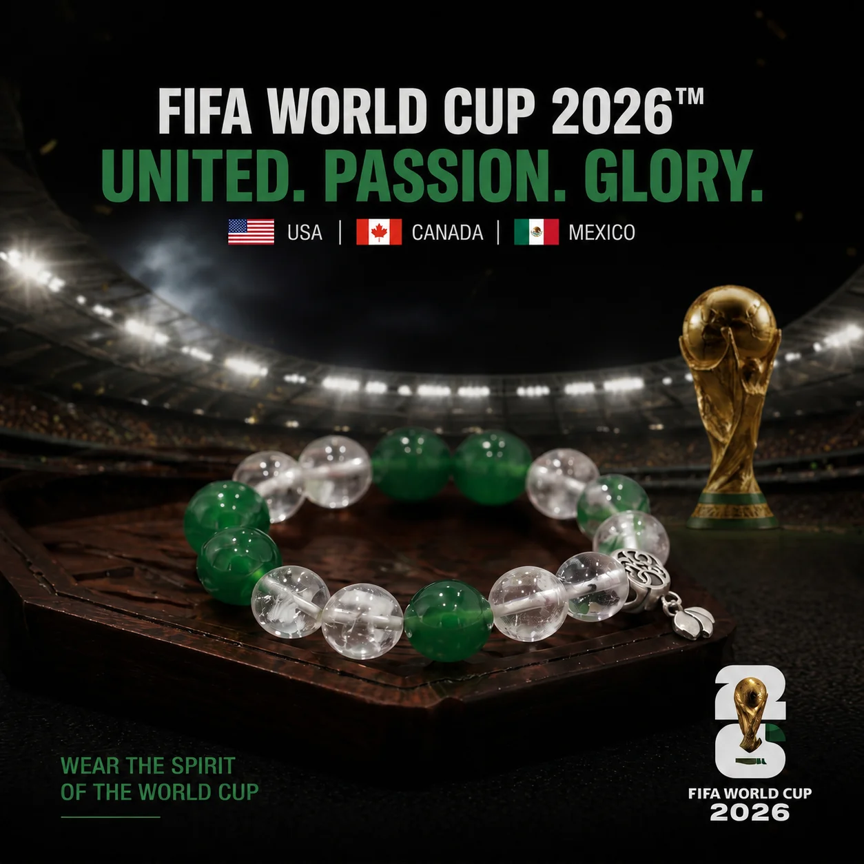 World Cup crystal bracelet Saudi Arabia