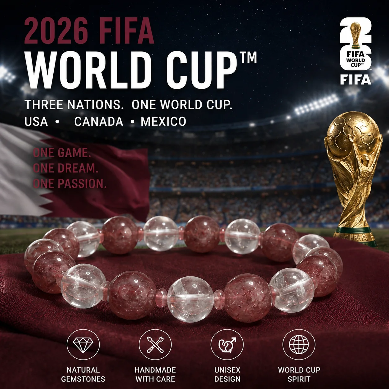 World Cup Crystal Bracelet Qatar